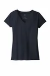 District Women's Re-Tee V-Neck DT8001 TRUE NAVY