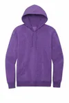 District V.I.T. Fleece Hoodie DT6100 Heathered Purple