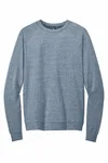 District Perfect Tri Fleece Crewneck Sweatshirt DT1304 Navy Frost