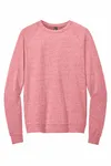 District Perfect Tri Fleece Crewneck Sweatshirt DT1304 Red Frost