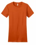 District Women's Fitted The Concert Tee DT5001 Deep Orange