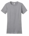 District Women's Fitted The Concert Tee DT5001 Heather Grey