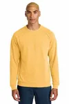 District Perfect Tri Fleece Crewneck Sweatshirt DT1304 Desert Tan Heather