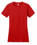 District Women's Fitted The Concert Tee DT5001 New Red