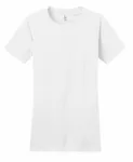 District Women's Fitted The Concert Tee DT5001 WHITE