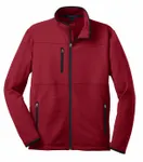 Port Authority Pique Fleece Jacket. F222 Garnet Red