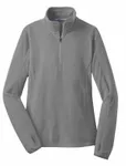 Port Authority Women's Microfleece 1/2-Zip Pullover. L224 Pearl Grey