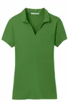 Port Authority Women's Rapid Dry Mesh Polo. L573 Treetop Green