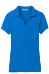Port Authority Women's Rapid Dry Mesh Polo. L573 Skydiver Blue