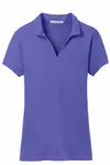 Port Authority Women's Rapid Dry Mesh Polo. L573 Iris Blue