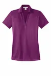 Port Authority Women's Performance Fine Jacquard Polo. L528 Violet Purple