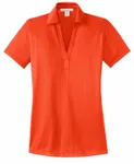 Port Authority Women's Performance Fine Jacquard Polo. L528 Autumn Orange