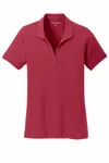 Port Authority Women's Cotton Touch Performance Polo. L568 Chili Red