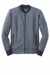 New Era French Terry Baseball Full-Zip. NEA503 True Navy Twist/ True Navy