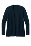 Port Authority Women's Easy Care Open-Front Cardigan Sweater LSW2890 River Blue Navy