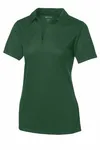 Sport-Tek Women's PosiCharge Active Textured Polo. LST690 Forest Green