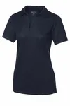 Sport-Tek Women's PosiCharge Active Textured Polo. LST690 TRUE NAVY