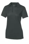 Sport-Tek Women's PosiCharge Active Textured Polo. LST690 Iron Grey