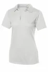 Sport-Tek Women's PosiCharge Active Textured Polo. LST690 WHITE