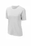 Sport-Tek Women's Rashguard Tee. LST470 WHITE
