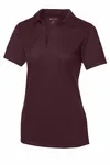 Sport-Tek Women's PosiCharge Active Textured Polo. LST690 Maroon