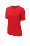 Sport-Tek Women's Rashguard Tee. LST470 True Red