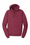 Port & Company Beach Wash Garment-Dyed Pullover Hooded Sweatshirt. PC098H MERLOT