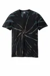 Port & Company - Tie-Dye Tee. PC147 Black Galaxy Spiral
