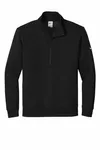 Nike Club Fleece Sleeve Swoosh 1/2-Zip NKDX6718 BLACK
