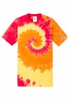 Port & Company - Tie-Dye Tee. PC147 Blaze Rainbow