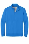 Nike Club Fleece Sleeve Swoosh 1/2-Zip NKDX6718 Light Game Royal Heather