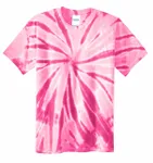 Port & Company - Tie-Dye Tee. PC147 Pink