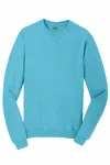 Port & Company Beach Wash Garment-Dyed Crewneck Sweatshirt PC098 Tidal Wave