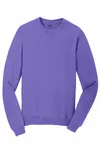Port & Company Beach Wash Garment-Dyed Crewneck Sweatshirt PC098 Amethyst