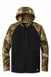 Russell Outdoors Realtree Performance Colorblock Full-Zip Hoodie RU452 Black/ Realtree Edge