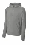 Sport-Tek Sport-Wick Stretch 1/2-Zip Hoodie ST856 Charcoal Grey