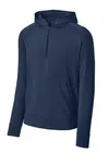 Sport-Tek Sport-Wick Stretch 1/2-Zip Hoodie ST856 TRUE NAVY