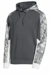 Sport-Tek Sport-Wick Mineral Freeze Fleece Colorblock Hooded Pullover. ST231 Dark Smoke Grey/ Dark Smoke Grey