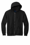 Volunteer Knitwear Chore Fleece Full-Zip Hoodie VL130ZH Deep Black