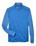Men's Newbury Colorblock Mélange Fleece Full-Zip jacket French Blue/ French Blue Heather