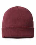 USA-Made 12" Cuffed Beanie Maroon