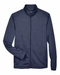 Men's Newbury Colorblock Mélange Fleece Full-Zip jacket Navy/ Navy Heather