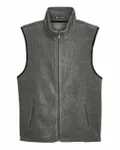 Unisex Fleece Full-Zip Vest Charcoal