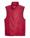 Unisex Fleece Full-Zip Vest RED