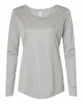 Women's Long Islander Performance Long Sleeve T-Shirt ALUMINUM