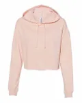 Women’s Lightweight Crop Hooded Sweatshirt Blush