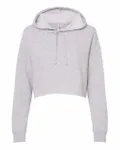 Women’s Lightweight Crop Hooded Sweatshirt GREY HEATHER