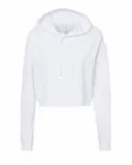 Women’s Lightweight Crop Hooded Sweatshirt WHITE