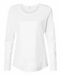 Women's Long Islander Performance Long Sleeve T-Shirt WHITE