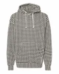 Heavyweight Hooded Sweatshirt Houndstooth